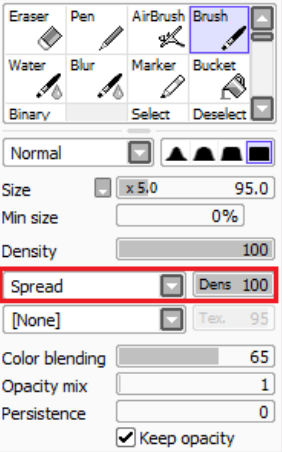 paint tool sai blur brush